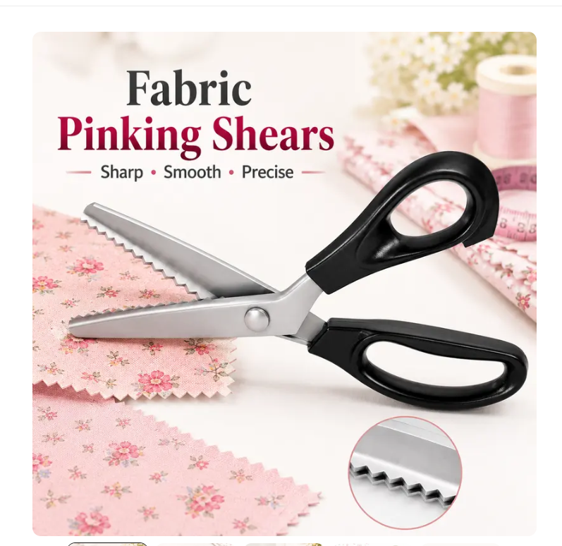 stainless steel zig-zag scissors with serrated teeth perfect for diy crafts ✂